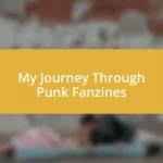 My Journey Through Punk Fanzines