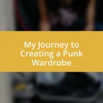 My Journey to Creating a Punk Wardrobe