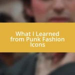 What I Learned from Punk Fashion Icons