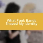 What Punk Bands Shaped My Identity